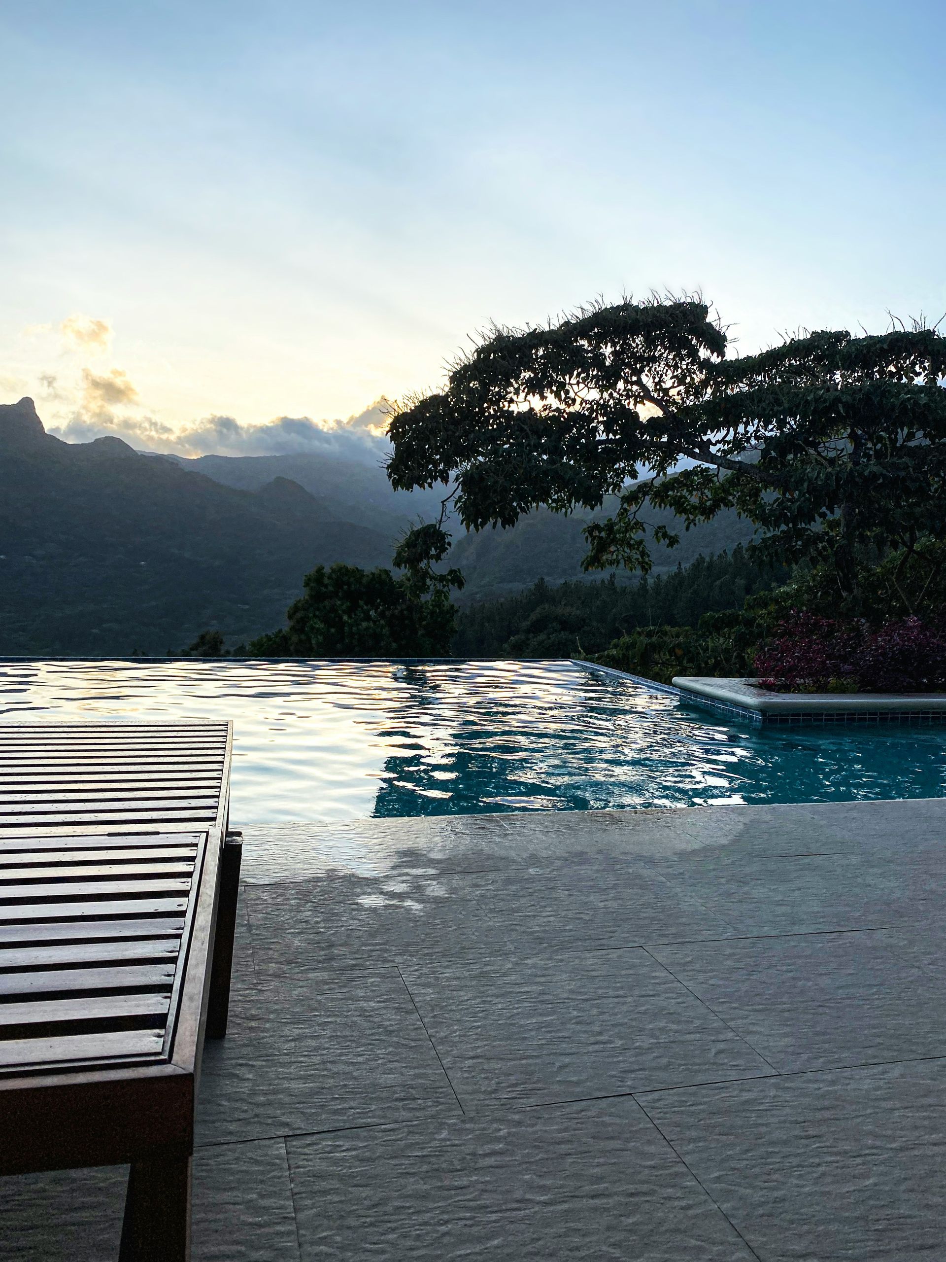 Altos del maria pool jungle view