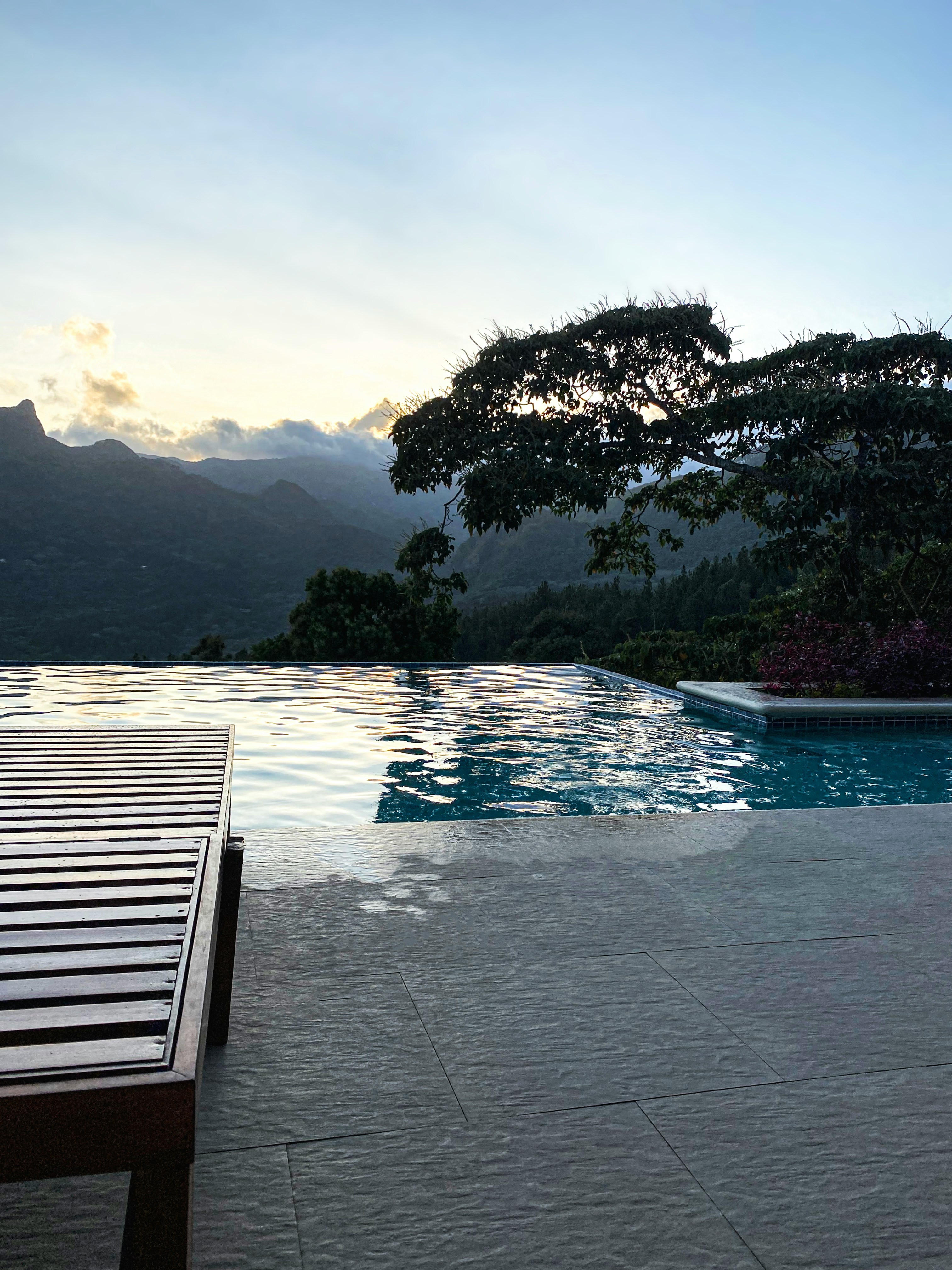 Altos del maria pool jungle view