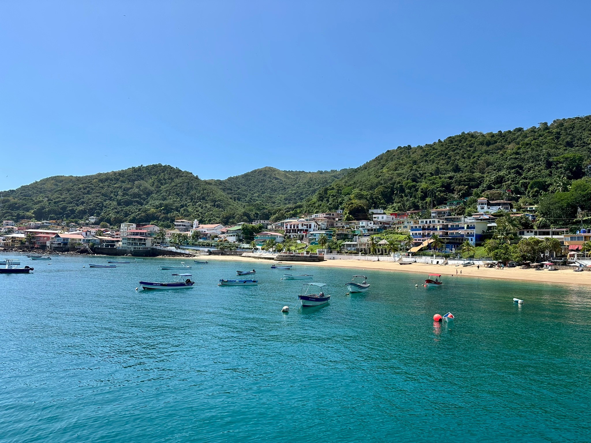 Taboga beach village